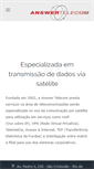 Mobile Screenshot of answertelecom.com.br